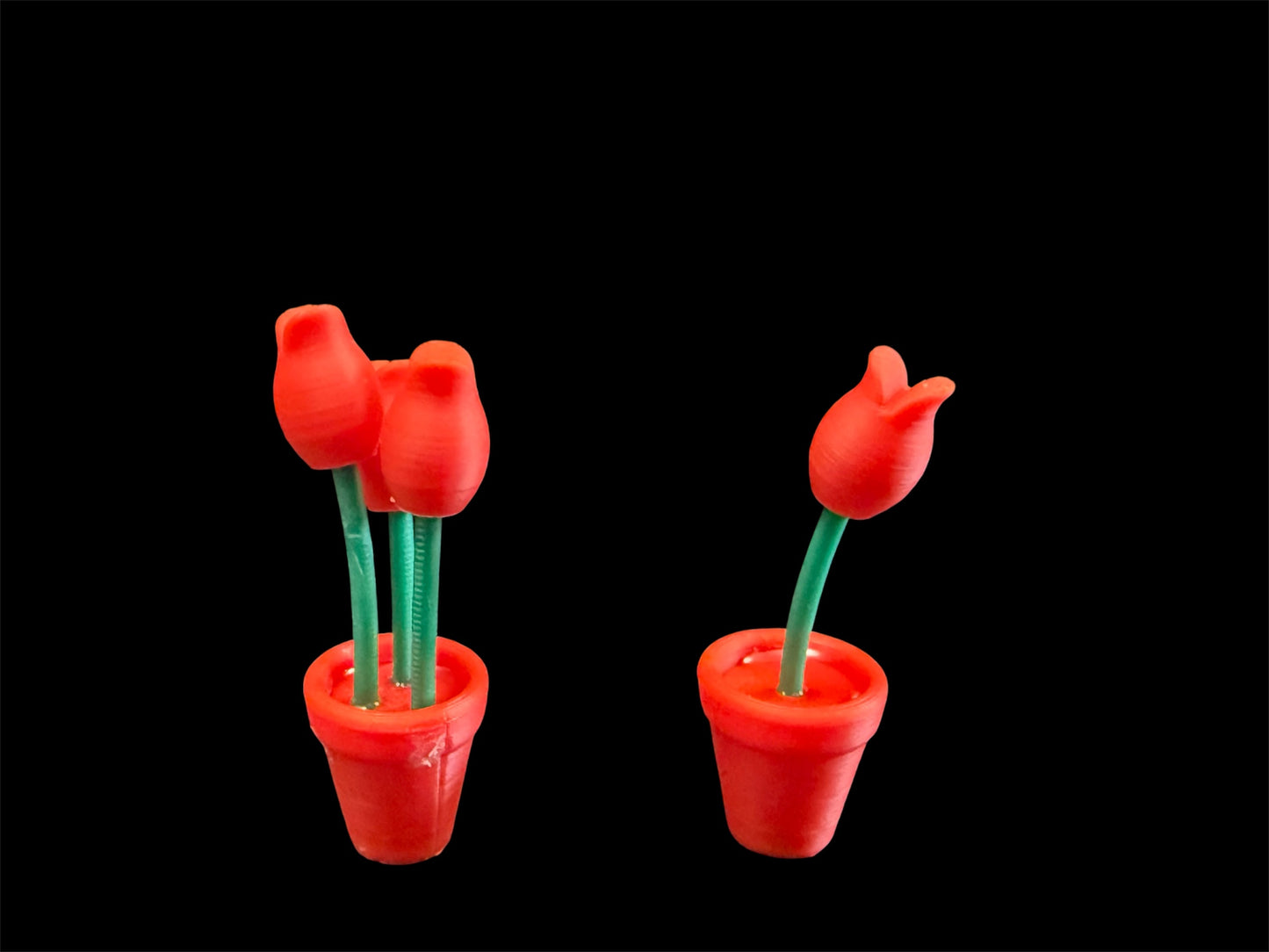 Mini Flower Pot Tulip Fridge Magnets