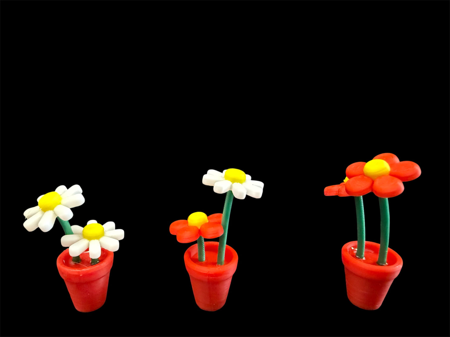 Mini Flower Pot Fridge Magnet