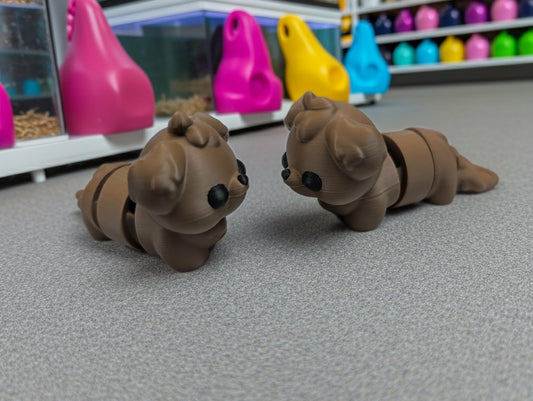 3D Printed Flexi Dog – Articulated Fidget Toy (PLA)