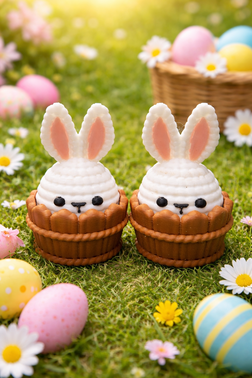 Bunny in a basket Fidget Clicker