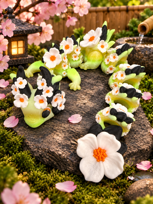 Blossom Dragon – Pastel Garden Flexi Creature (Flora Series)