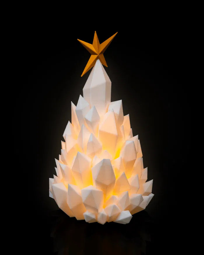 Cryst-mas Tree Tea Light Holder