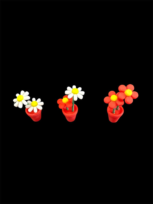 Mini Flower Pot Fridge Magnet
