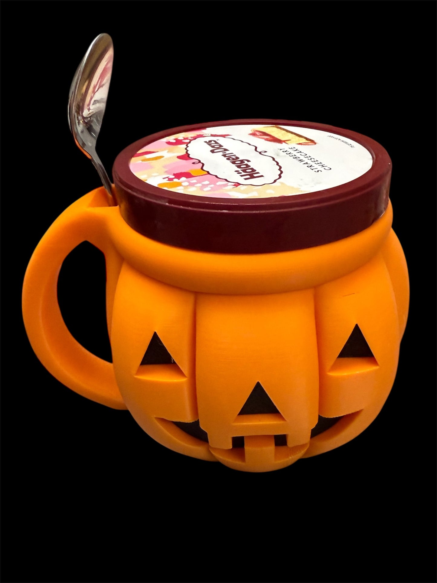 Pumpkin ice cream pint mug