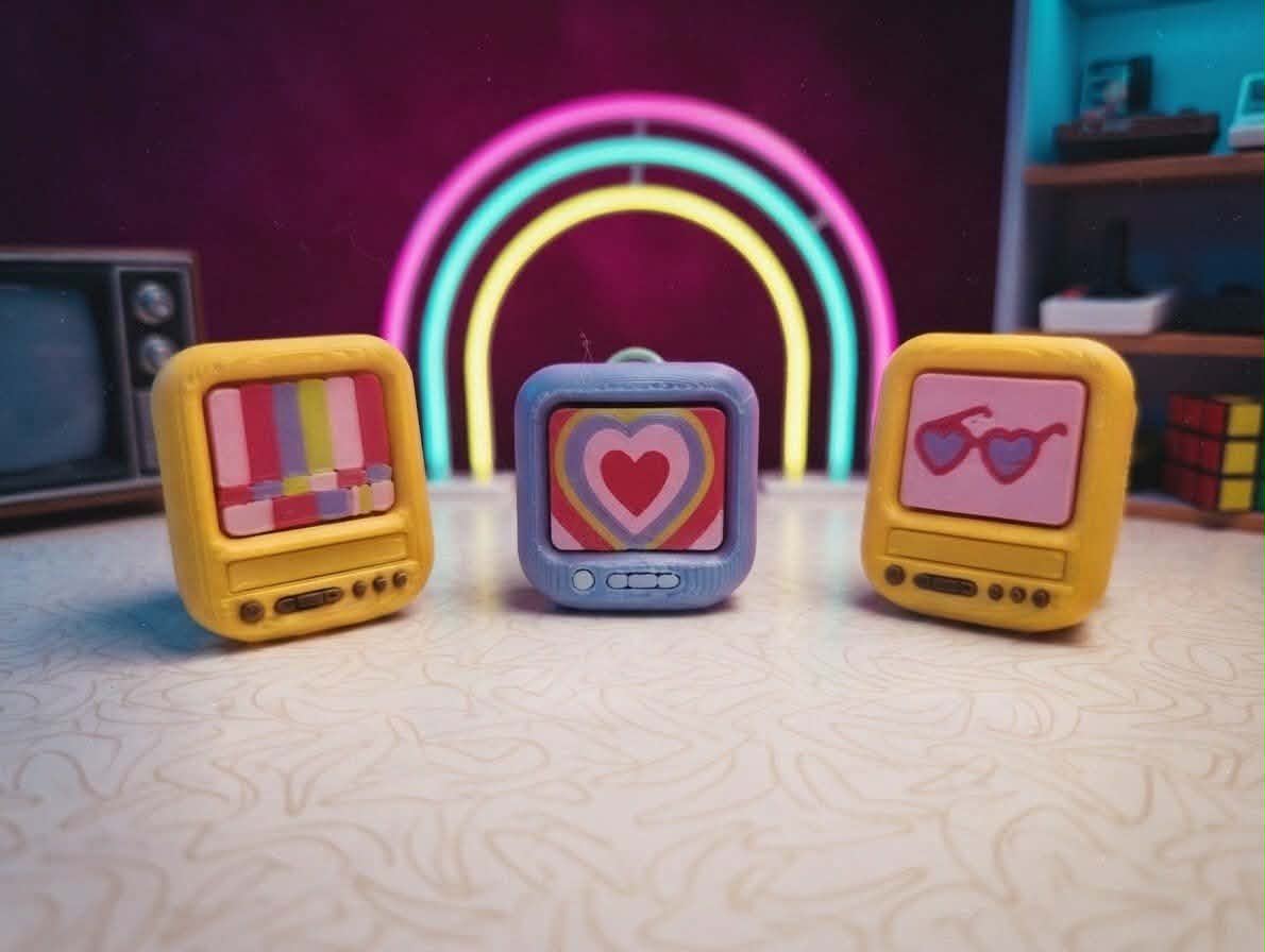 Retro TV Clicker – Nostalgic Mini Fidget Toy